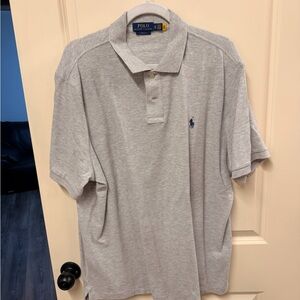 Ralph Lauren Heather Gray Polo Shirt for Men